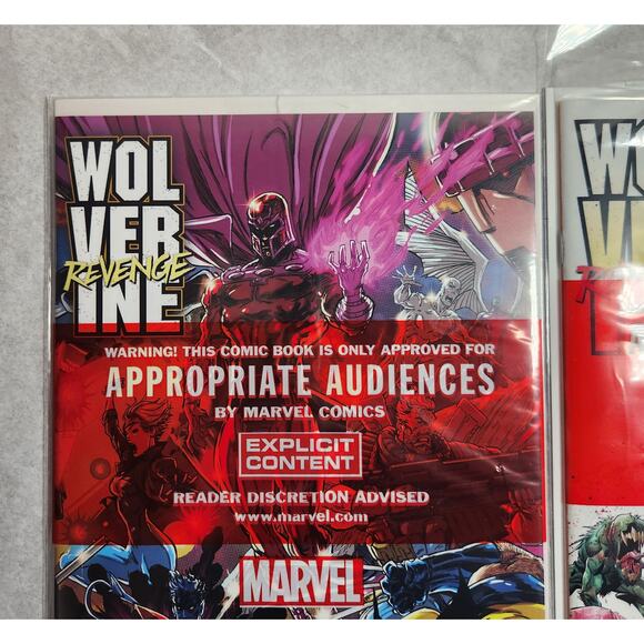 Marvel Wolverine Revenge #3 & #5 Polybag Red Band Variant Ed. Brand New Sealed - Picture 3 of 7